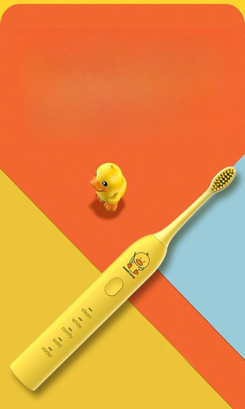 Rechargeable Small Yellow Duck Electric Soft Smart Toothbrush