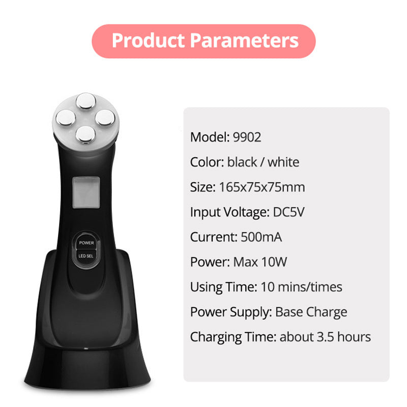 Facial care instrument with microneedles