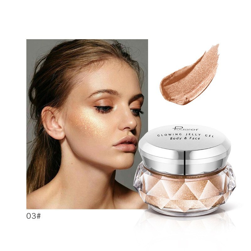 Face Highlighter Jelly Glow Body Makeup Iluminador Gold Liquid Highlighter Bronzer