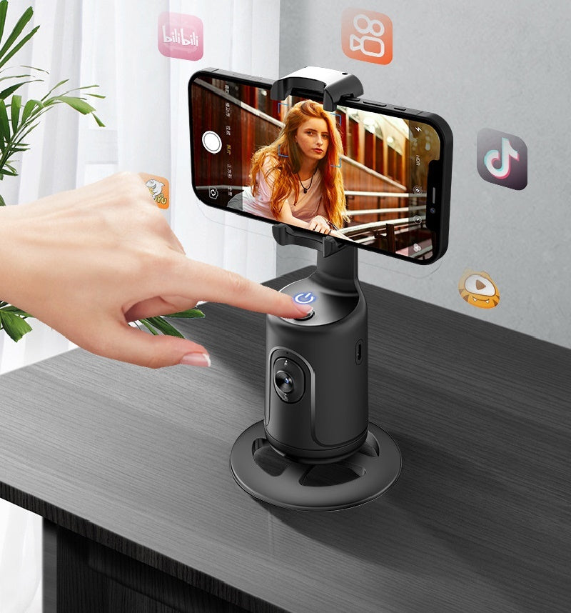 360 Auto Face Tracking Auto Phone Holder For Smartphone Tripod