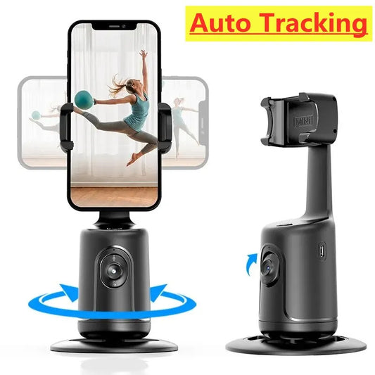 360 Auto Face Tracking Auto Phone Holder For Smartphone Tripod